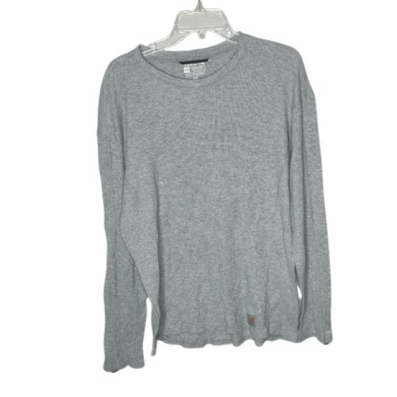 Carhartt Force Charcoal Grey Midweight Waffle Baselayer Thermal Shirt. Size XL. - Picture 1 of 8